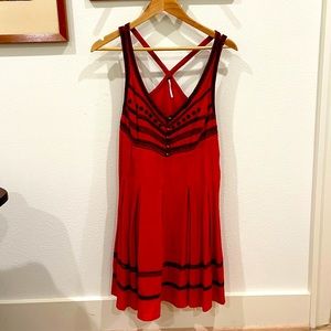 Free People embroidered dress